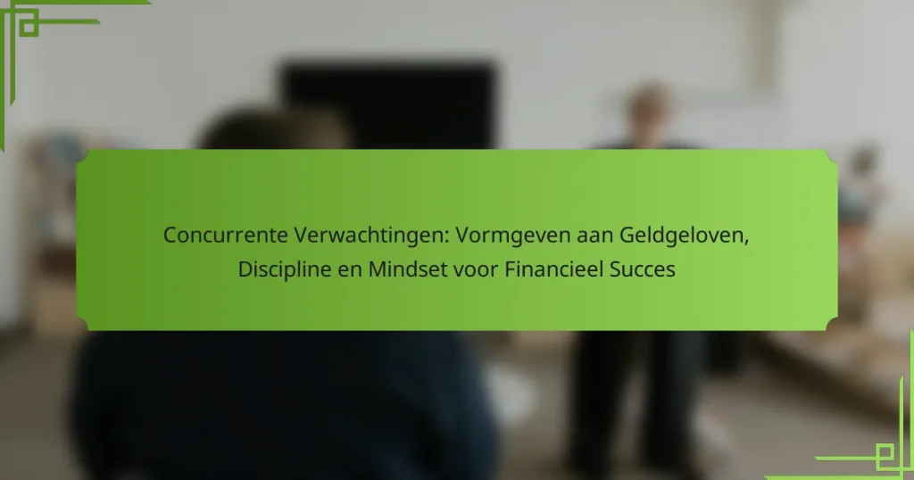Concurrente Verwachtingen: Vormgeven aan Geldgeloven, Discipline en Mindset voor Financieel Succes
